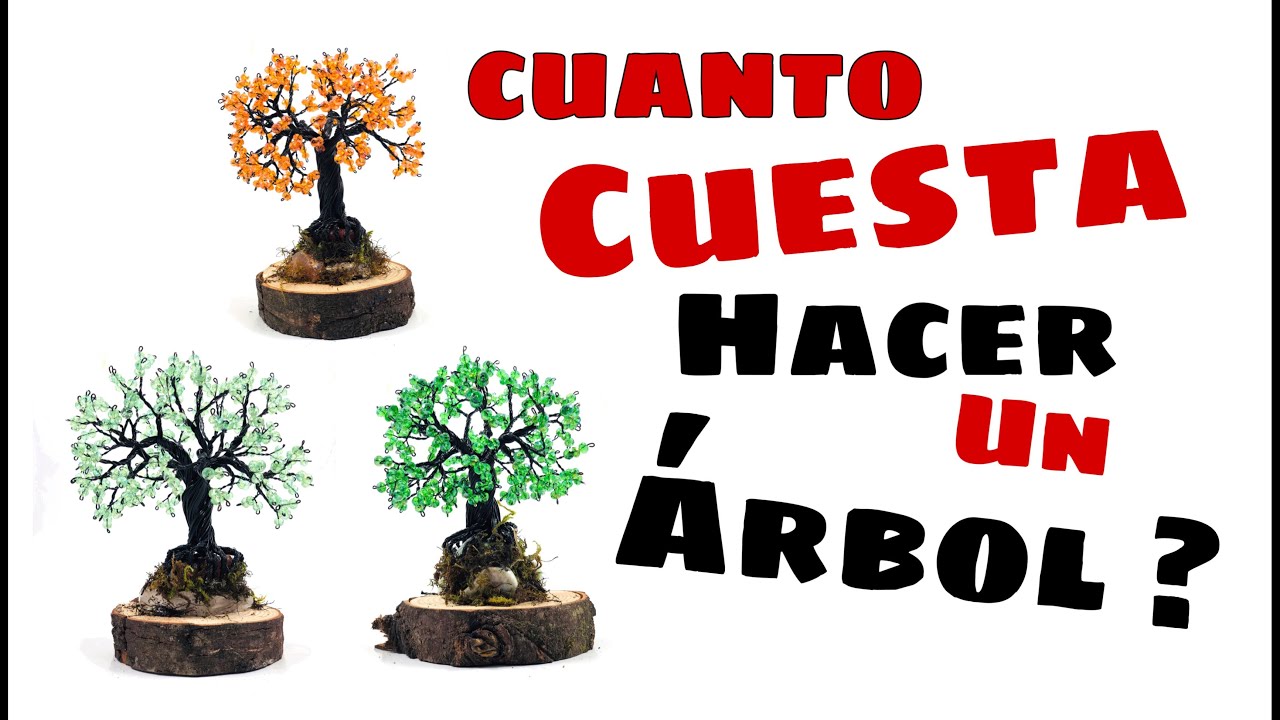 CUANTO CUESTA realizar un ARBOL BONSAI DE ALAMBRE con cuencas