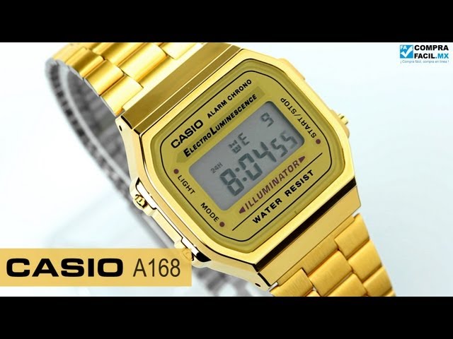 Reloj Unisex Casio Retro Vintage Dorado (A168wg-9ef)