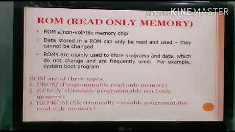 MLZS JHANSI CLASS 9 Computer Read Only Memory