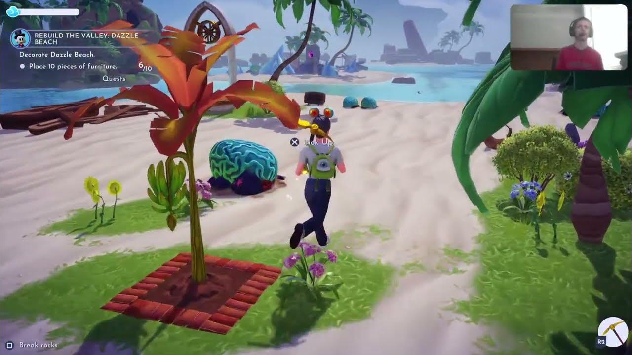 DISNEY DREAMLIGHT VALLEY - HOW TO GET SAND !! - YouTube