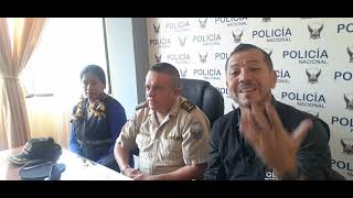 Rueda de prensa en la Policía Nacional. 3 febrero 2023