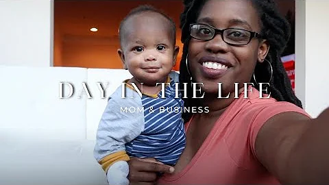 DAY IN THE LIFE of a Work from home mom (8 months ...