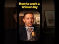 When the Long Hours Mean Something