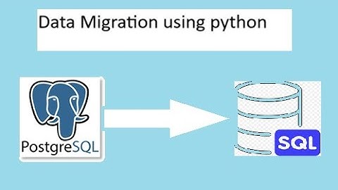Python | Data migration using python script #python #datamigration #sql #tamil