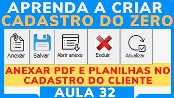 Como Anexar PLANILHA, PDF