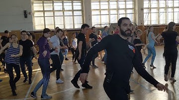 Andressa & Freddy in workshop warmup @PZC2019 ~ Zouk Soul