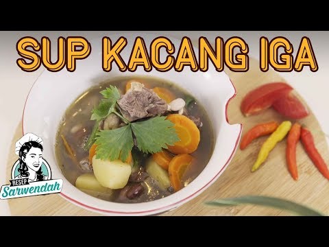 Video: Sup Kacang Dengan Iga Asap