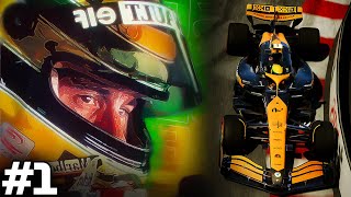 NEW Ayrton Senna CHALLENGE CAREER in F1 24!!