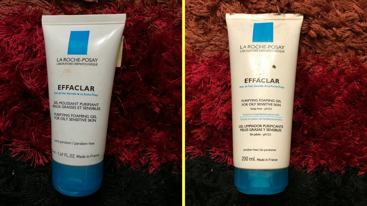 La Roche Posay Effaclar Purifying Gel Face Wash Review How it helped