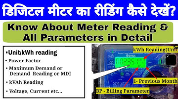 How to Check Meter Reading or kWh in Genus Single Phase Digital Electric Meter?
