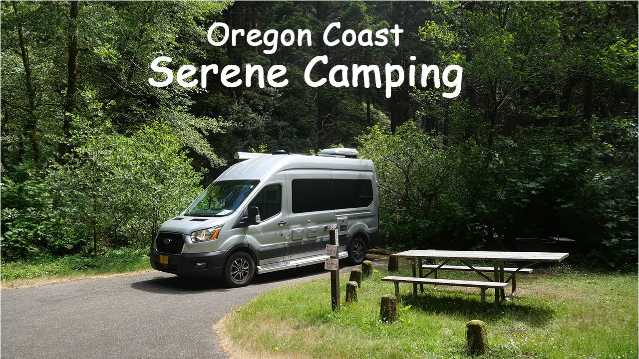 Rock Creek NFS campground, a small, quiet site on the Oregon coast close to three beautiful beaches