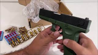 Glock Shell Ejection Soft Bullet Toy Gun educational QUICK REVIEW 2022 screenshot 1