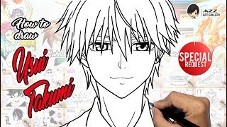 How To Draw Usui Takumi From Kaichou Wa Maid-Sama