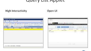 Siebel Open UI - Part Two - Comparison with HI