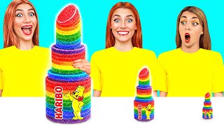 Big, Medium And Small Plate Challenge | Creative Food Hacks By Multi Do Food Challenge