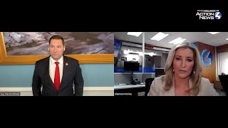 Rep. Guy Reschenthaler speaks with Shannon Perrine