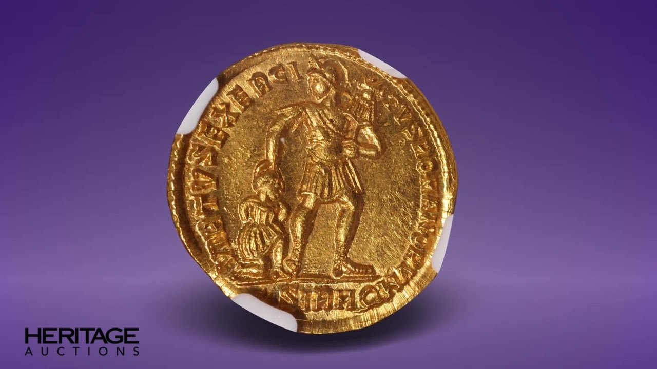 Ancients: Julian II, as Augustus (AD 360-363). AV solidus (21mm