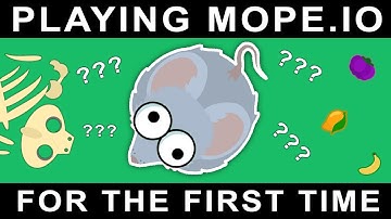 Playing Mope.io for the FIRST TIME !!