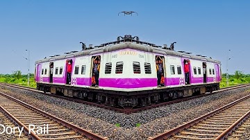 Magical and Exciting EMU Local train at Different Beautiful Locations