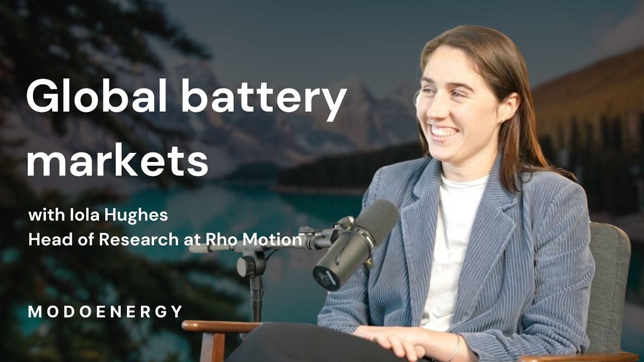 Global battery markets with Iola Hughes (Head of Research @ Rho Motion)