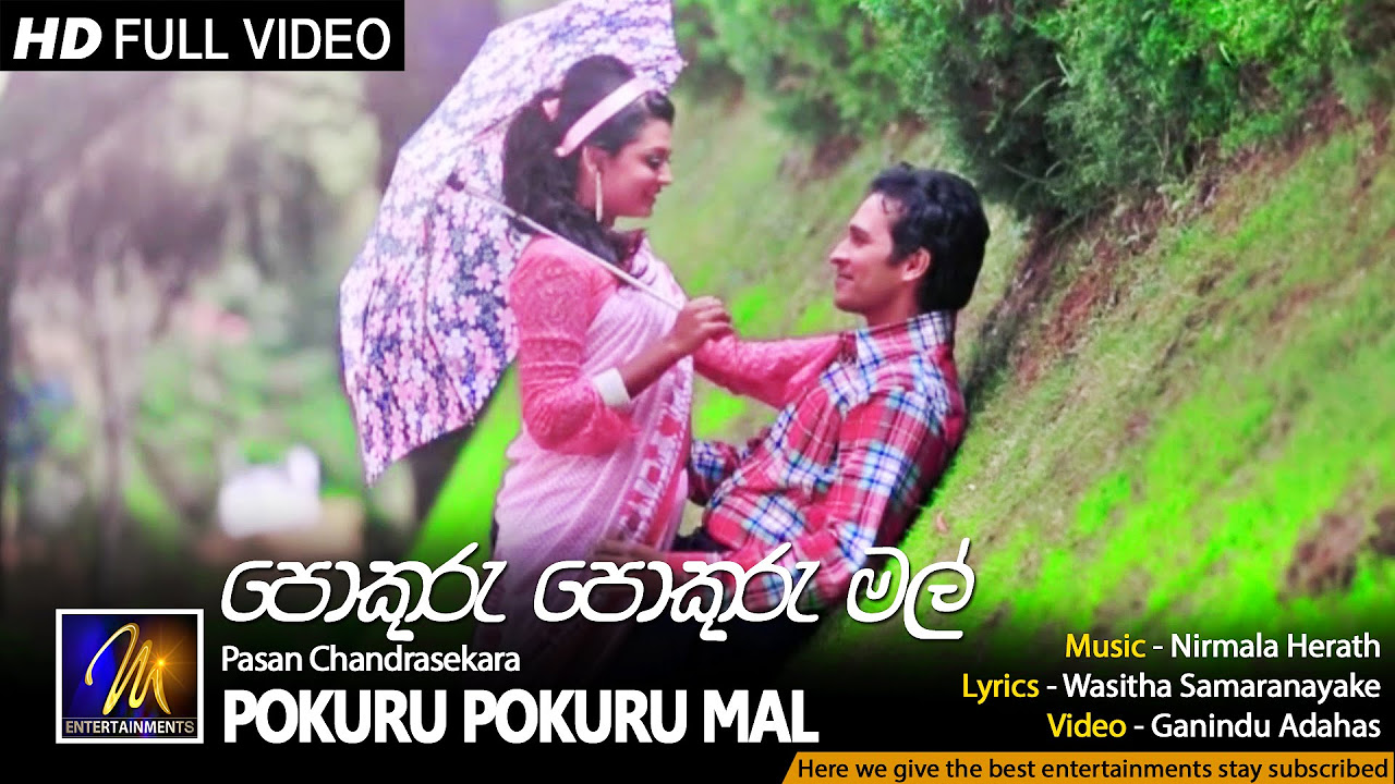 Pokuru Pokuru Mal   Pasan Chandrasekara  Official Music Video  MEntertainments