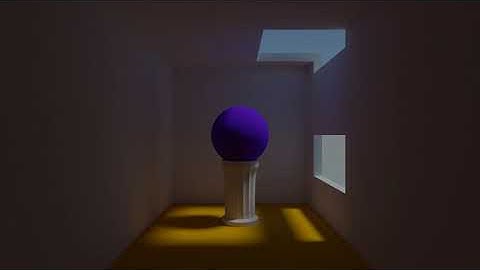 Blender Cycles indirect lighting test 1