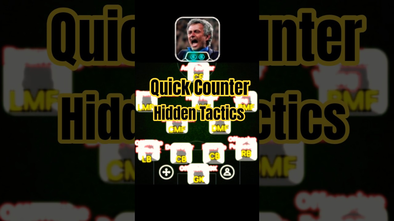 UNSTOPPABLE 4-2-3-1 Quick Counter Tactics with Jose Mourinho eFootball 2026🚀⚽ 