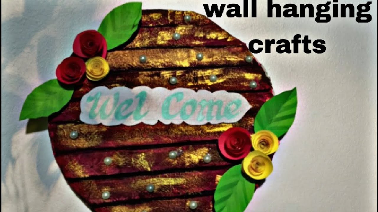 how to make wall decorating craft / easy steps 