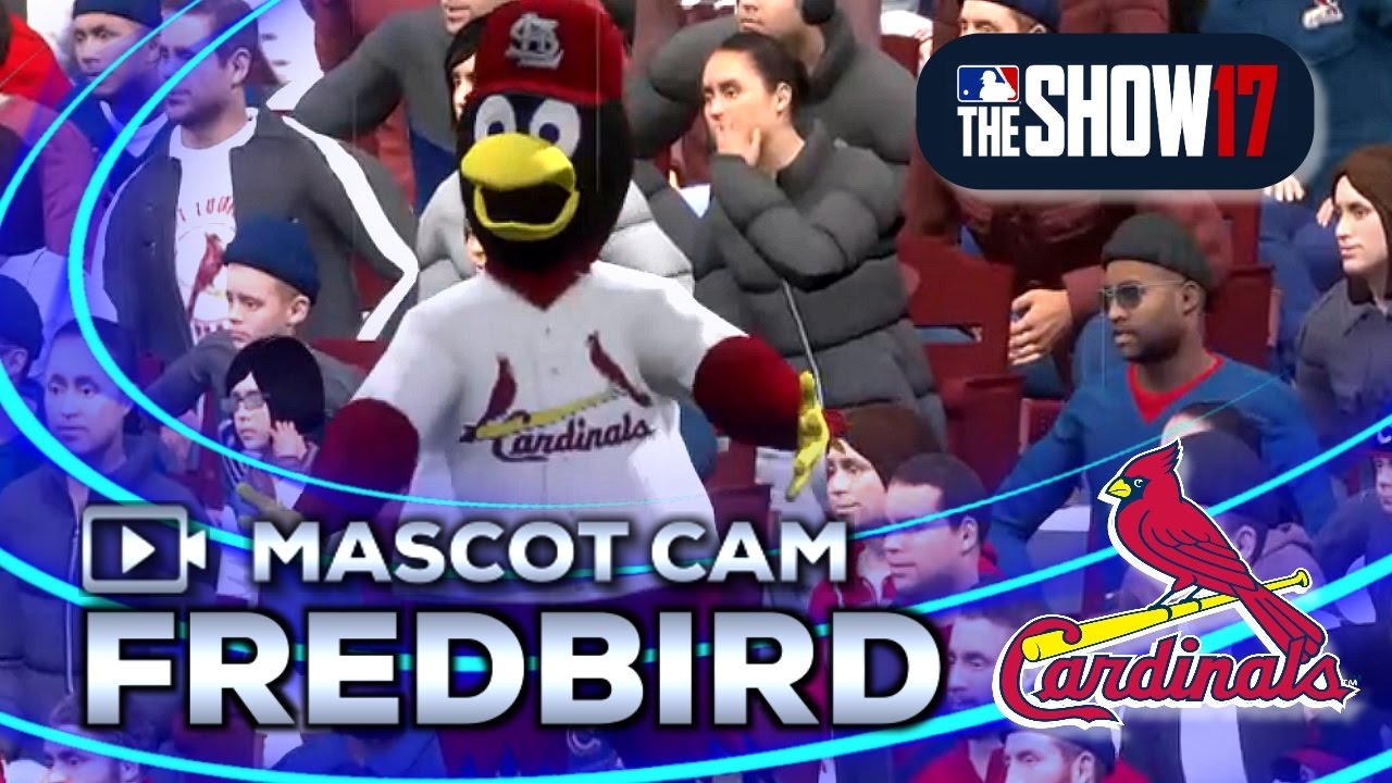 MLB The Show 17 Mascot Cam | Fredbird Mascot (St Louis Cardinals) - YouTube
