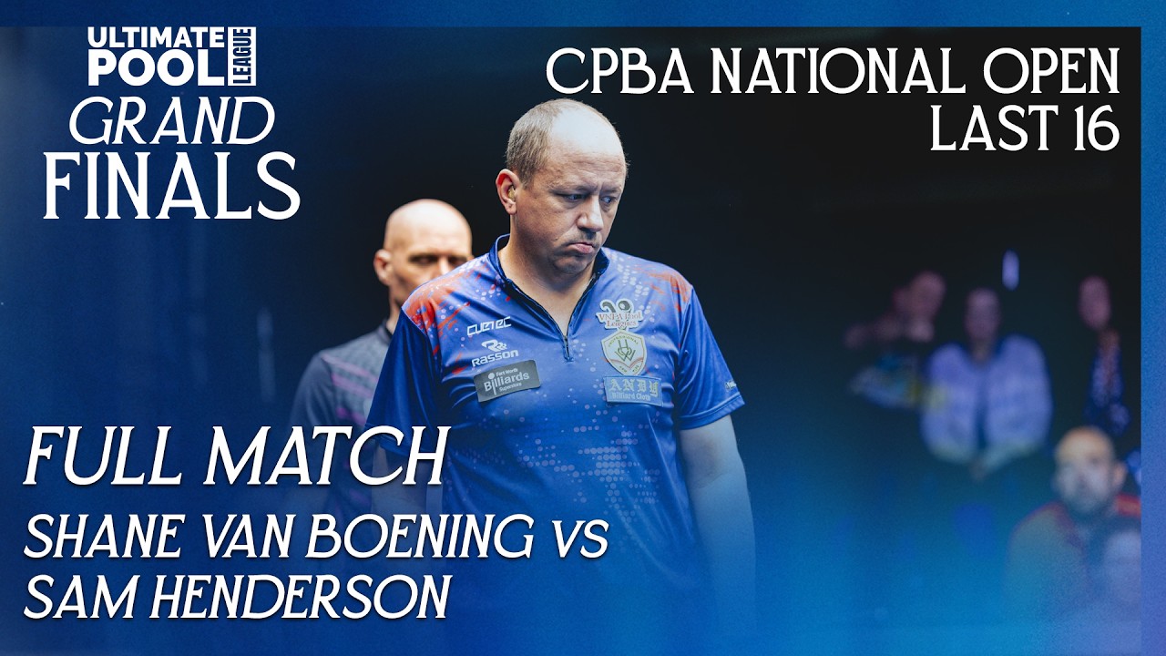 Shane Van Boening vs Sam Henderson | Last 16 | CPBA National Open