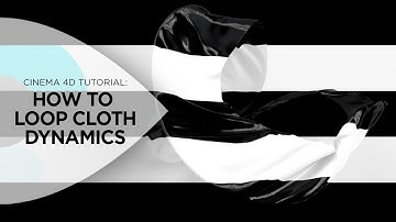 Cinema 4D Tutorial - How to Loop Cloth Dynamics in Cinema 4D