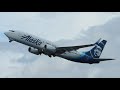 Alaska Airlines Boeing 737-800 [N549AS] takeoff from PDX