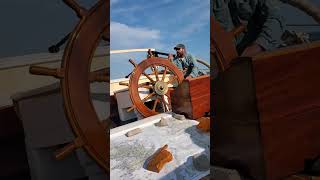 Sailing on the schooner Heritage, Maine