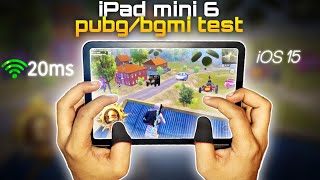 ipad mini 6 pubg/bgmi test(handcam)😍 || pubg/bgmi test iPad mini 6 2024🔥