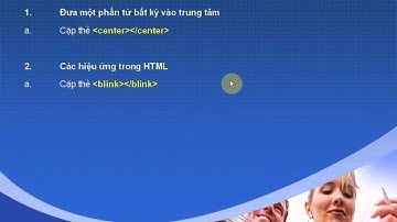 Hướng dẫn tự học lập trình Web với HTML   Bài 2