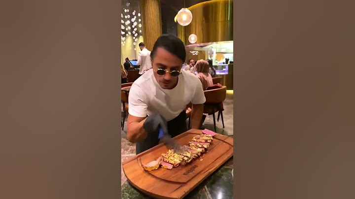 Nusret - salt bae- El mejor cocinero del mundo .-- Comida oro