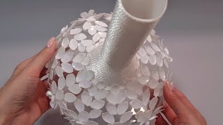DIY😍 You will be surprised when you see what this vase is made of.