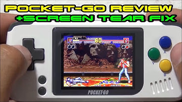 Pocket-GO retro gaming handheld review + screen tear fix!