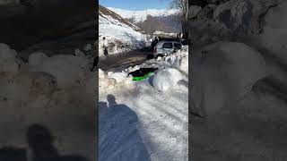 Sleigh Rider Takes a Lighthearted Tumble