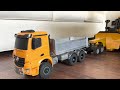 Project 1:20 Arocs 6x6 Tipper Truck indoor test run