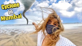 Cyclone In Mumbai | Juhu Beach | Bandra | Andheri - Aarya Vora Vlog #MumbaiCyclone