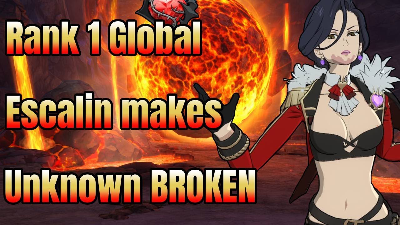 Rank 1 Global | Escanor and Merlin make Unknown BROKEN! - YouTube