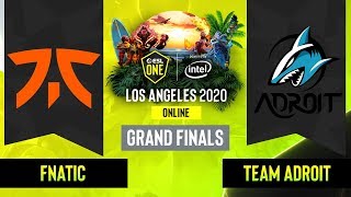 Dota2 - team adroit vs. fnatic game 1 sea grand finals esl one los
angeles