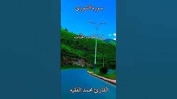 #قران_كريم القارئ محمد الفقيه #القران #ارح_قلبك