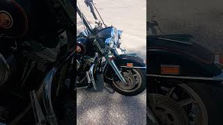 GYPSY GETS OUT FOR LITTLE RIDE TODAY#ELECTRAGLIDE#HARLEY