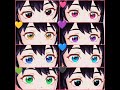 If i had a different eye color 【#サラシトル #short_video #VTubers 】💓💛💚💜💙🖤