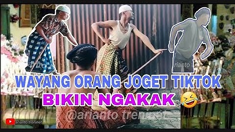WAYANG ORANG JOGET TIKTOK BIKIN NGAKAK🤣