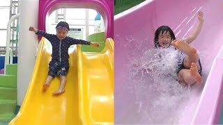 スパワールド 世界の温泉 スパプーキッズ お出かけ ♫ こうくんねみちゃん