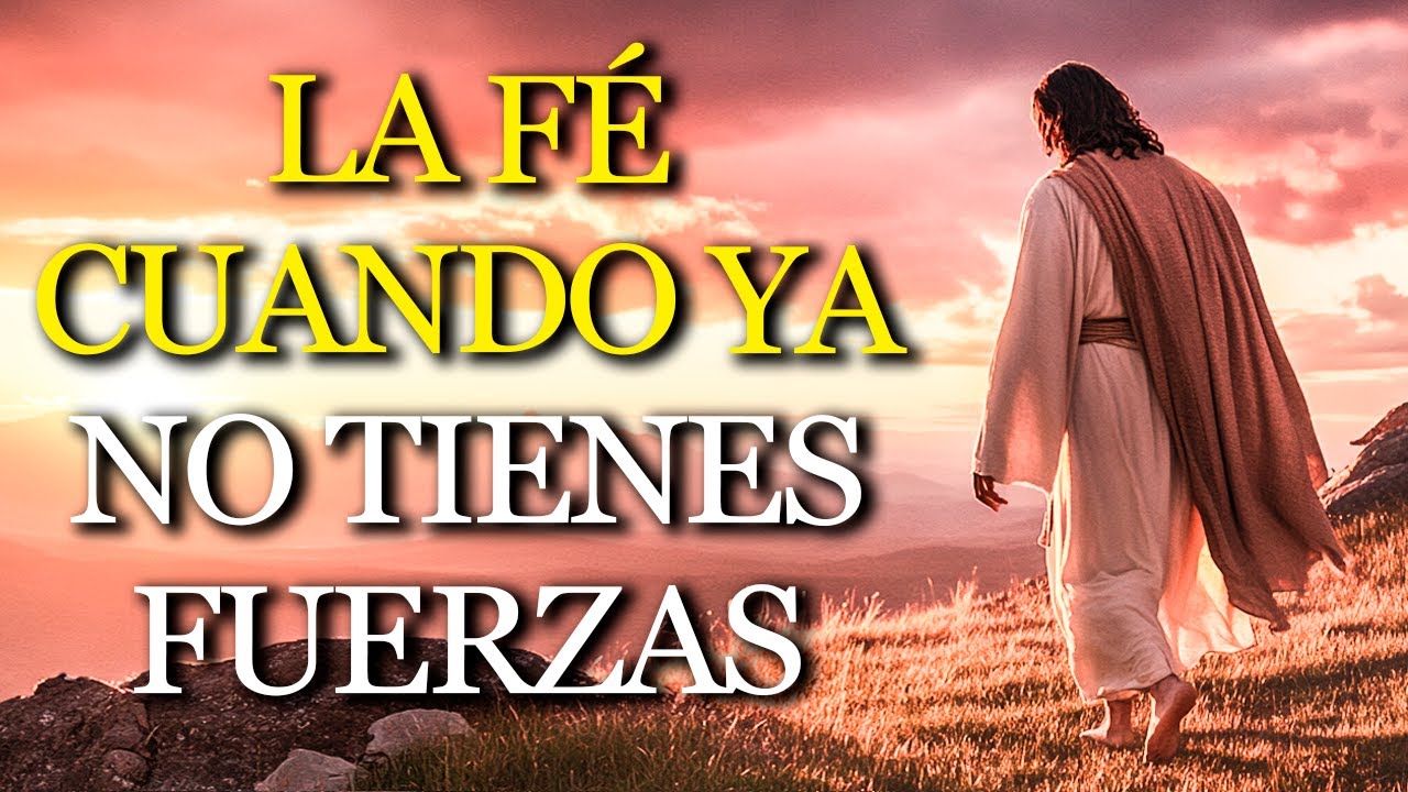 DIOS te dice hoy: CONFÍA, aunque no tengas fuerzas, la FE hará lo que ...