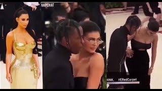 Kylie Jenner, Travis Scott \& Kim Kardashian FULL Met Gala Videos